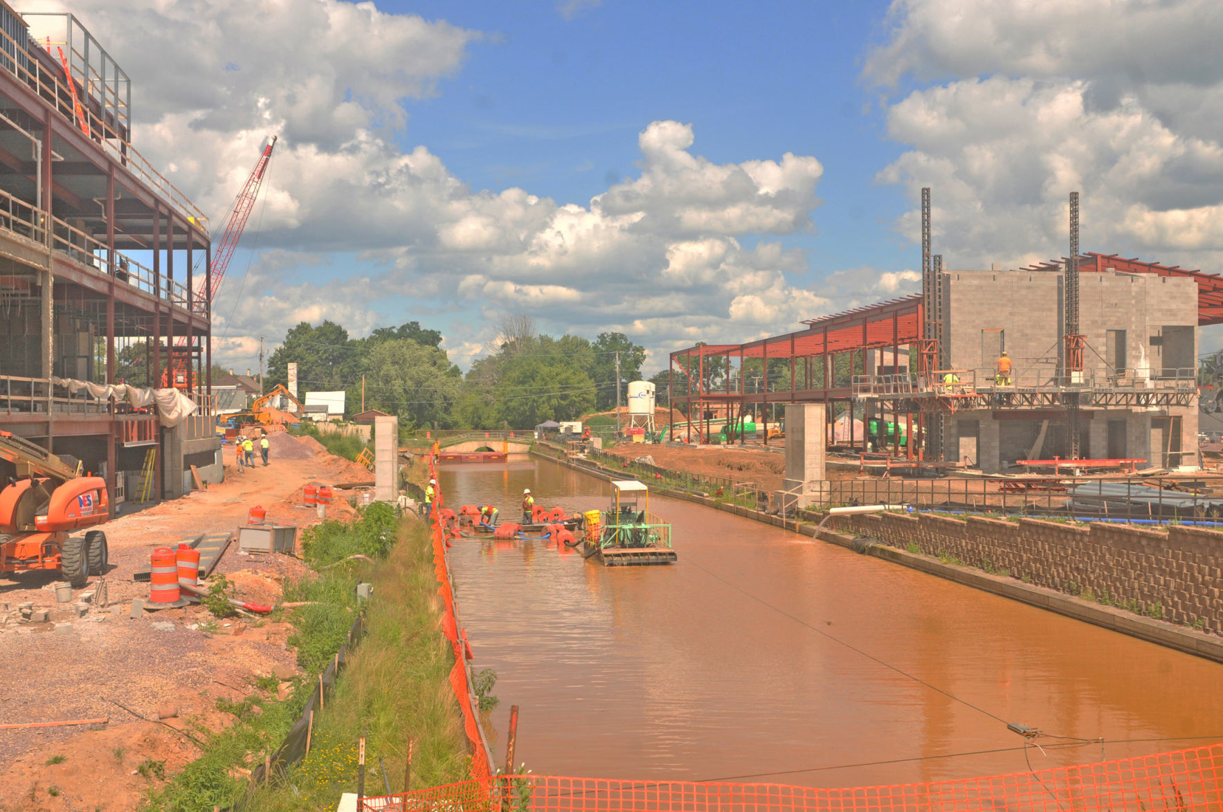 July 2016 -- something new along the canal